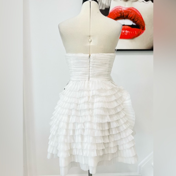 AJE Expressive tiered pleated organza mini dress - Picture 7 of 10